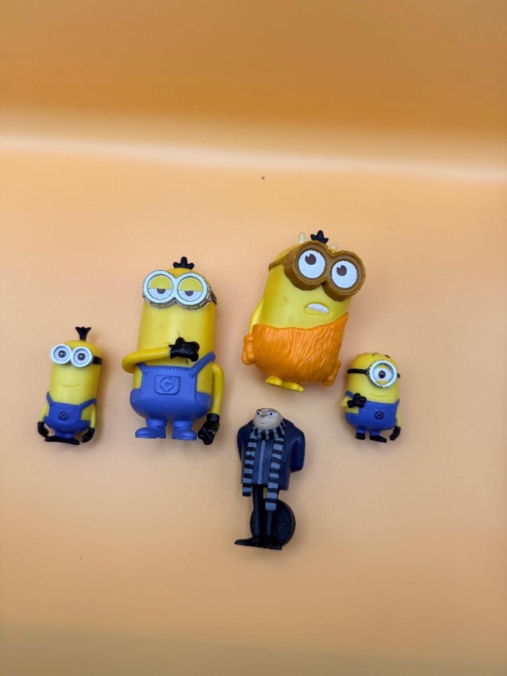 Minions & Gru Figure Lot 5 Pieces Despicable Me Toy Collection